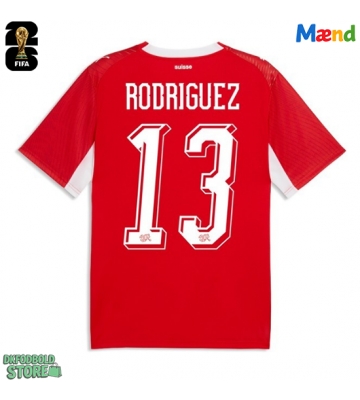 Schweiz Ricardo Rodriguez #13 Replika Hjemmebanetrøje VM 2026 Kortærmet